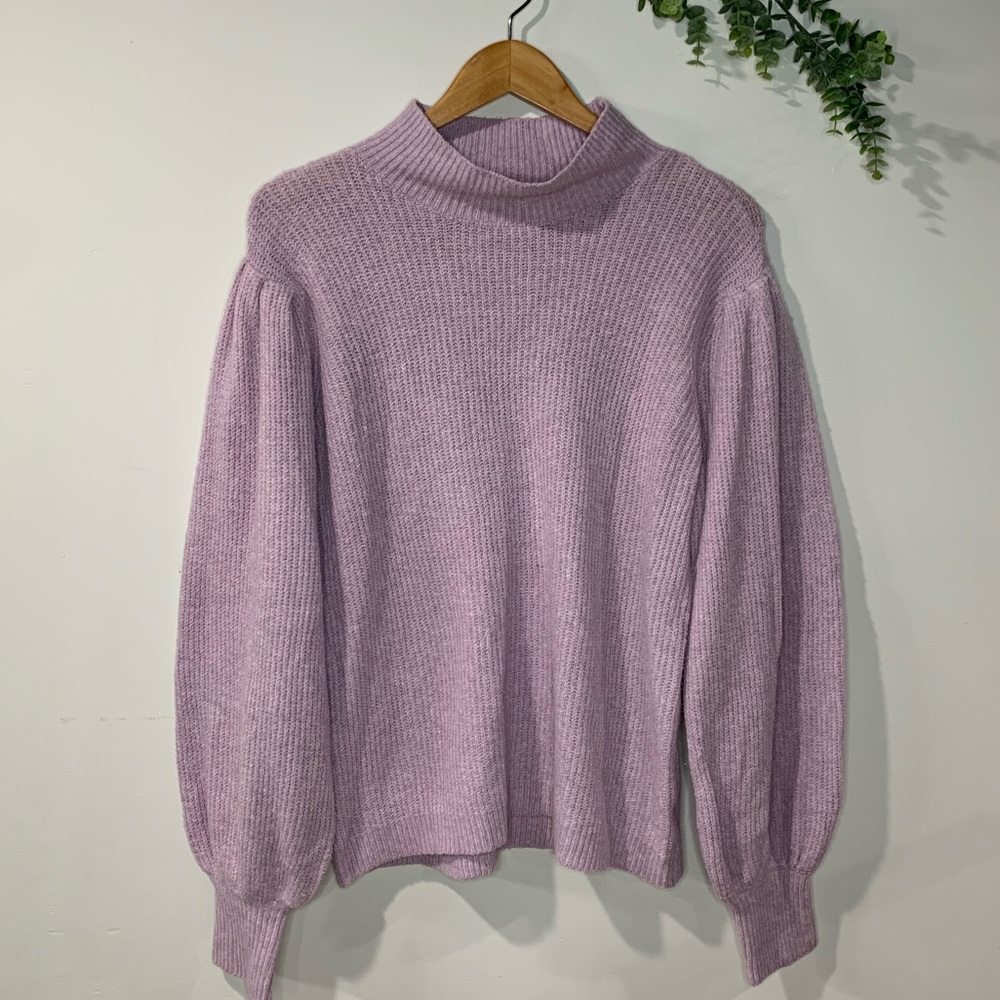MARLED Turtleneck Purple Sweater
